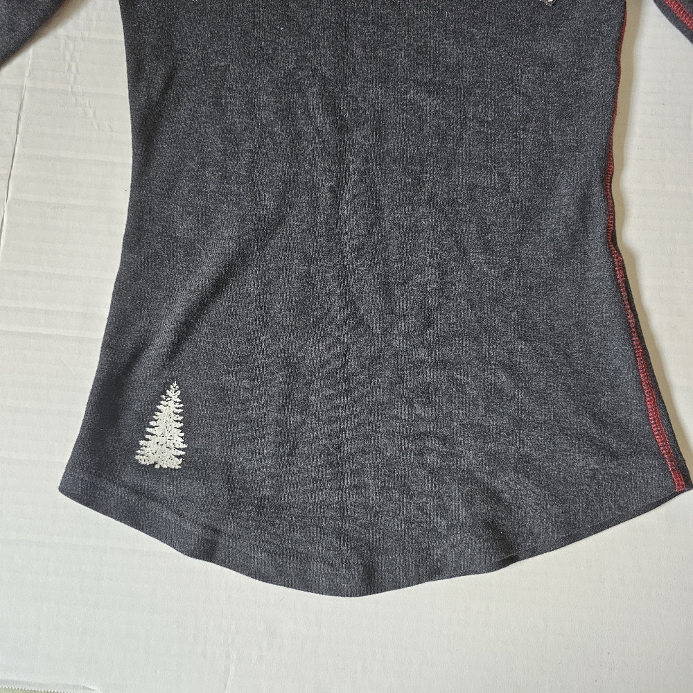 Vintage Collection Brand Canada Top Size XS Charcoal Gray Long Sleeve Pullover - Picture 5 of 14